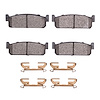 1310-0588-01 3000-Series Ceramic Brake Pads & Hardware Kit, 1993-2006 Infiniti/Nissan, Position: Rear - image 1