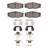 1310-0604-01 3000-Series Ceramic Brake Pads & Hardware Kit, 1993-1998 Lexus/Toyota/Scion, Position: Front - image 1