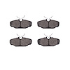 1310-0610-00 3000-Series Ceramic Brake Pads, 1993-2005 Ford/Lincoln/Mercury/Mazda, Position: Rear - image 1