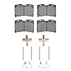 1310-0629-01 3000-Series Ceramic Brake Pads & Hardware Kit, 1993-1998 Lexus/Toyota/Scion, Position: Front - image 1