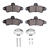 1310-0661-01 3000-Series Ceramic Brake Pads & Hardware Kit, 1995-2000 Ford/Lincoln/Mercury/Mazda, Position: Rear - image 1
