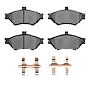 1310-0678-01 3000-Series Ceramic Brake Pads & Hardware Kit, 1995-1997 Ford/Lincoln/Mercury/Mazda, Position: Front - image 1