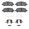 1310-0770-01 3000-Series Ceramic Brake Pads & Hardware Kit, 1998-2006 Subaru, Position: Rear - image 1