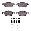 1310-0795-01 3000-Series Ceramic Brake Pads & Hardware Kit, 1999-2009 Volvo, Position: Rear - image 1