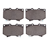 1310-0812-00 3000-Series Ceramic Brake Pads, 2000-2002 Lexus/Toyota/Scion, Position: Front - image 1
