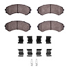 1310-0867-01 3000-Series Ceramic Brake Pads & Hardware Kit, 2000-2011 Multiple Makes/Models, Position: Front