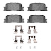 1310-0885-01 3000-Series Ceramic Brake Pads & Hardware Kit, 2002-2006 Lexus/Toyota/Scion, Position: Rear - image 1