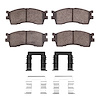 1310-0889-01 3000-Series Ceramic Brake Pads & Hardware Kit, 2001-2005 Kia/Hyundai/Genesis, Position: Front - image 1