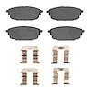 1310-0892-01 3000-Series Ceramic Brake Pads & Hardware Kit, 2001-2003 Ford/Lincoln/Mercury/Mazda, Position: Rear - image 1