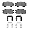 1310-0924-01 3000-Series Ceramic Brake Pads & Hardware Kit, 2002-2013 Kia/Hyundai/Genesis, Position: Front - image 1