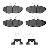 1310-0944-01 3000-Series Ceramic Brake Pads & Hardware Kit, 2003-2005 Jaguar, Position: Rear - image 1