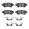 1310-1101-01 3000-Series Ceramic Brake Pads & Hardware Kit, 2005-2012 Infiniti/Nissan, Position: Rear - image 1