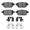 1310-1103-01 3000-Series Ceramic Brake Pads & Hardware Kit, 2006-2014 Acura/Honda, Position: Rear - image 1