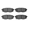 1310-1124-00 3000-Series Ceramic Brake Pads, Fits Select Multiple Makes/Models, Position: Rear - image 1