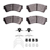 1310-1164-01 3000-Series Ceramic Brake Pads & Hardware Kit, 2006-2013 Ford/Lincoln/Mercury/Mazda, Position: Front - image 1