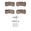 1310-1291-11 3000-Series Ceramic Brake Pads & Hardware Kit, 2008-2011 Mercedes-Benz, Position: Front - image 1