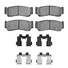 1310-1297-01 3000-Series Ceramic Brake Pads & Hardware Kit, 2007-2009 Kia/Hyundai/Genesis, Position: Rear - image 1