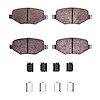 1310-1377-01 3000-Series Ceramic Brake Pads & Hardware Kit, 2009-2019 Ford/Lincoln/Mercury/Mazda, Position: Rear - image 1
