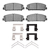 1310-1509-01 3000-Series Ceramic Brake Pads & Hardware Kit, Fits Select Infiniti/Nissan, Position: Front - image 1