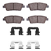 1310-1551-01 3000-Series Ceramic Brake Pads & Hardware Kit, 2010-2017 Kia/Hyundai/Genesis, Position: Rear - image 1