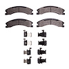 1310-1565-01 3000-Series Ceramic Brake Pads & Hardware Kit, Fits Select Multiple Makes/Models, Position: Fr,Front,Rear,Rr - image 1