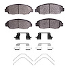 1310-1578-01 3000-Series Ceramic Brake Pads & Hardware Kit, 1996-2015 Acura/Honda, Position: Front - image 1