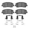 1310-1640-11 3000-Series Ceramic Brake Pads & Hardware Kit, 2014-2017 Mopar, Position: Front - image 1