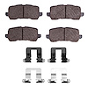1310-1698-01 3000-Series Ceramic Brake Pads & Hardware Kit, 2014-2020 Acura/Honda, Position: Rear - image 1