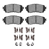 1310-1711-01 3000-Series Ceramic Brake Pads & Hardware Kit, 2014-2021 Ford/Lincoln/Mercury/Mazda, Position: Front - image 1