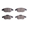 1310-1717-00 3000-Series Ceramic Brake Pads, 2012-2018 Peugeot, Position: Front