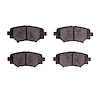 1310-1729-00 3000-Series Ceramic Brake Pads, 2014-2018 Ford/Lincoln/Mercury/Mazda, Position: Rear - image 1