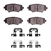 1310-1729-01 3000-Series Ceramic Brake Pads & Hardware Kit, 2014-2018 Ford/Lincoln/Mercury/Mazda, Position: Rear - image 1