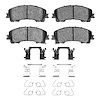 1310-1736-01 3000-Series Ceramic Brake Pads & Hardware Kit, Fits Select Infiniti/Nissan, Position: Front - image 1