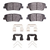 1310-1816-05 3000-Series Ceramic Brake Pads & Hardware Kit, Fits Select Kia/Hyundai/Genesis, Position: Rear - image 1