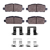 1310-1841-01 3000-Series Ceramic Brake Pads & Hardware Kit, Fits Select Acura/Honda, Position: Rear - image 1