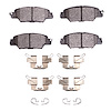 1310-1846-01 3000-Series Ceramic Brake Pads & Hardware Kit, Fits Select Ford/Lincoln/Mercury/Mazda, Position: Rear - image 1