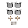 1310-1867-01 3000-Series Ceramic Brake Pads & Hardware Kit, Fits Select Multiple Makes/Models, Position: Front - image 1