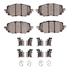 1310-1903-01 3000-Series Ceramic Brake Pads & Hardware Kit, Fits Select Multiple Makes/Models, Position: Front - image 1