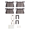 1310-1976-01 3000-Series Ceramic Brake Pads & Hardware Kit, 2017-2020 Kia/Hyundai/Genesis, Position: Rear - image 1