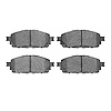 1310-2006-09 3000-Series Ceramic Brake Pads & Hardware Kit, 2016-2018 Lexus/Toyota/Scion, Position: Front - image 1