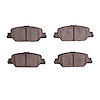 1310-2037-00 3000-Series Ceramic Brake Pads, Fits Select Acura/Honda, Position: Rear - image 1