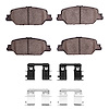 1310-2037-01 3000-Series Ceramic Brake Pads & Hardware Kit, Fits Select Acura/Honda, Position: Rear - image 1