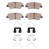 1310-2098-01 3000-Series Ceramic Brake Pads & Hardware Kit, Fits Select Kia/Hyundai/Genesis, Position: Rear - image 1
