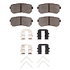 1310-2188-01 3000-Series Ceramic Brake Pads & Hardware Kit, Fits Select Kia/Hyundai/Genesis, Position: Rear - image 1