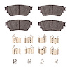 1310-2200-01 3000-Series Ceramic Brake Pads & Hardware Kit, Fits Select Infiniti/Nissan, Position: Rear - image 1