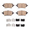 1310-2202-01 3000-Series Ceramic Brake Pads & Hardware Kit, Fits Select Lexus/Toyota/Scion, Position: Rear - image 1
