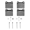 1311-0031-08 3000-Series Semi-Metallic Brake Pads & Hardware Kit, 1961-1991 Multiple Makes/Models, Position: Rear,Front