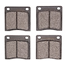 1311-0041-00 3000-Series Semi-Metallic Brake Pads, 1970-1982 Multiple Makes/Models, Position: Front