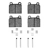 1311-0045-03 3000-Series Semi-Metallic Brake Pads & Hardware Kit, 1963-1976 Multiple Makes/Models, Position: Front