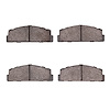 1311-0071-00 3000-Series Semi-Metallic Brake Pads, 1966-1988 Multiple Makes/Models, Position: Rear